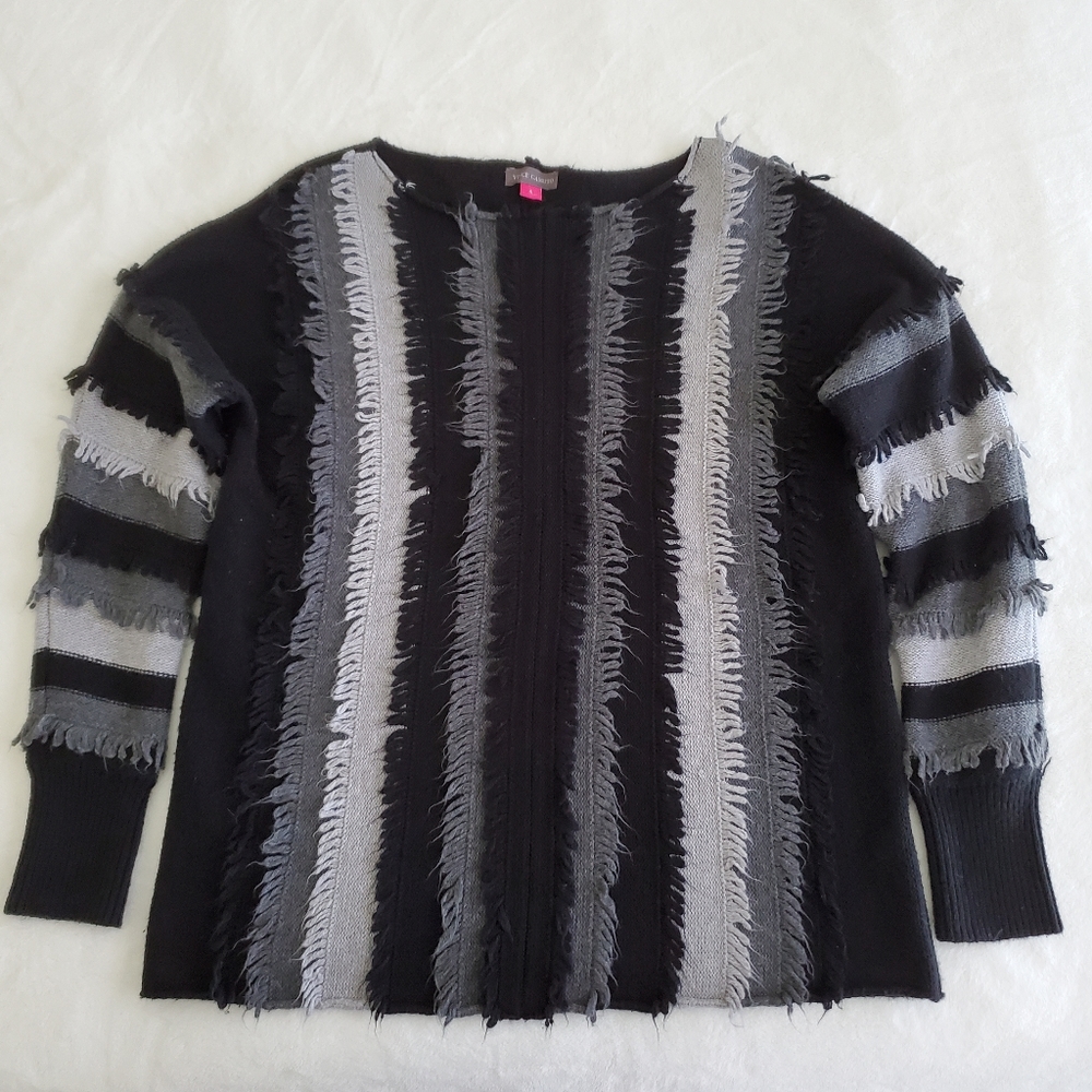 Vince Camuto Fringe Sweater